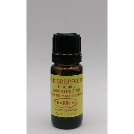 BAMER OLEJEK ETERYCZNY GREJPFRUTOWY 100% NATURALNY